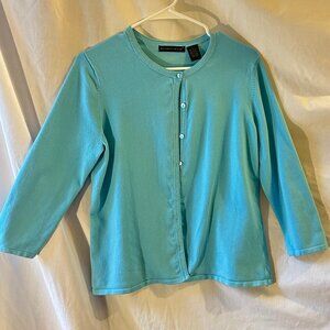 Baby Blue Button-Up Cardigan 💙